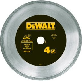 DeWalt Diamanttrennscheibe Gesintert HP4 DT3736-XJ für Fliesen und Stein, Durchmesser: 125 mm, Farbe: Silber - Bild 1