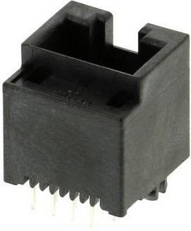 Molex Cat 3 Mod Jack/Plug 955032881 Buchse Schwarz - Bild 1