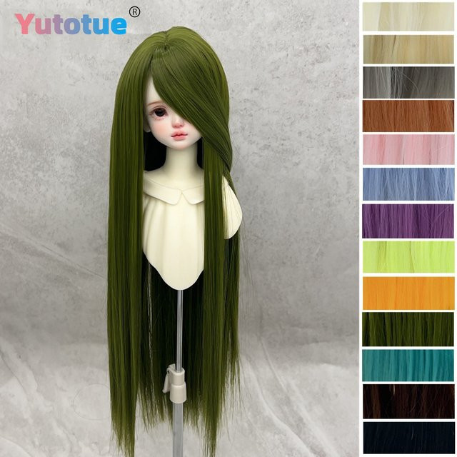 Yutotue Lange Gerade BJD Haar, Weiche Perücken, Zubehör - Bild 1