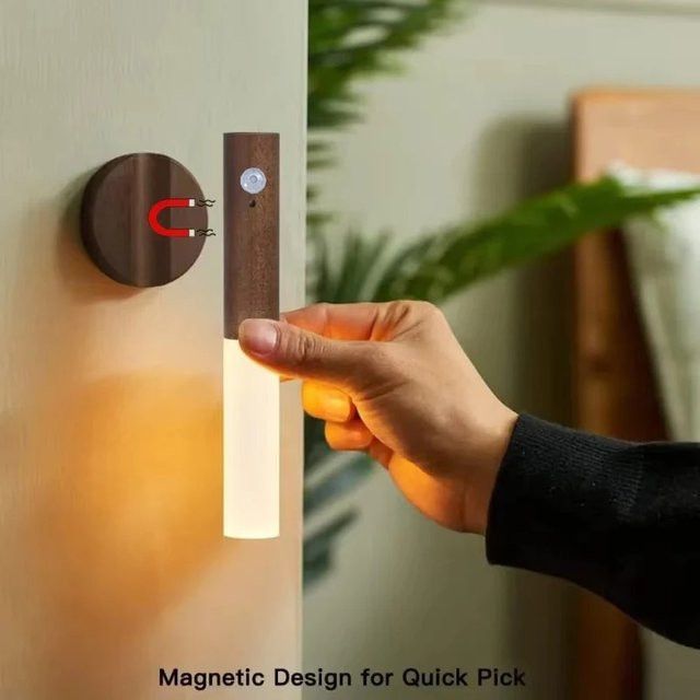 Szaoju LED Wandleuchte mit Motion Sensor und PIR Auto Induktion für Innenräume wie Schlafzimmer, Korridor oder Balkon - Bild 1