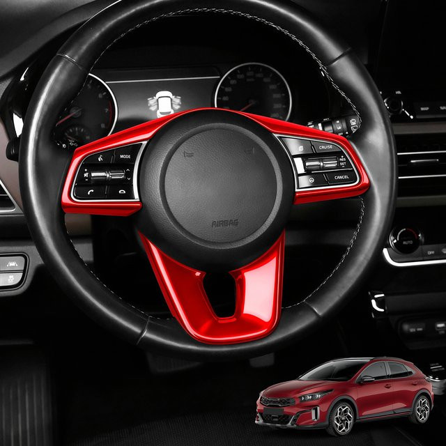 Lenkrad-Dekorblende für Kia Ceed, Xceed, K3 und Seltos (2020-2025) von ZHEN YI TIE zur Auto-Styling Modifikation - Bild 1
