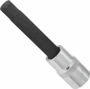 Vigour Schraubendreher-Einsatz Innensechskant V2077 Schwarz, Innenvierkant-Antrieb 12,5 mm (1/2 Zoll), Gesamtlänge: 100 mm - Bild 1