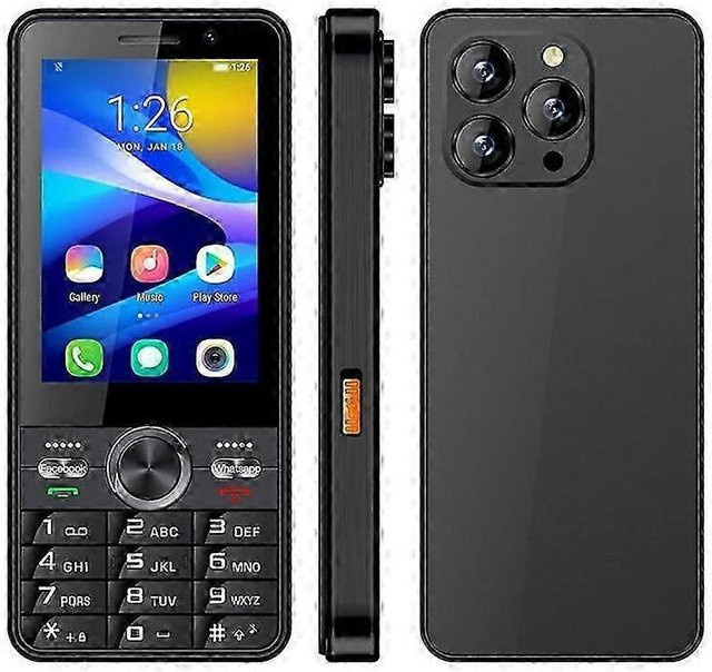 Uniwa A3501 Smartphone mit Android 8, 3,5 Zoll Display, 2GB RAM, 16GB Speicher, 4G LTE und 2500mAh Akku in Schwarz Gold - Bild 1