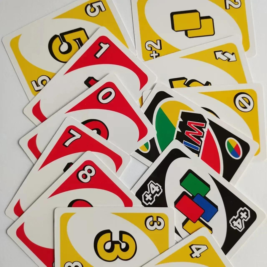 Uno Flip Brettspiel Mario One Piece Anime Cartoon - Bild 2