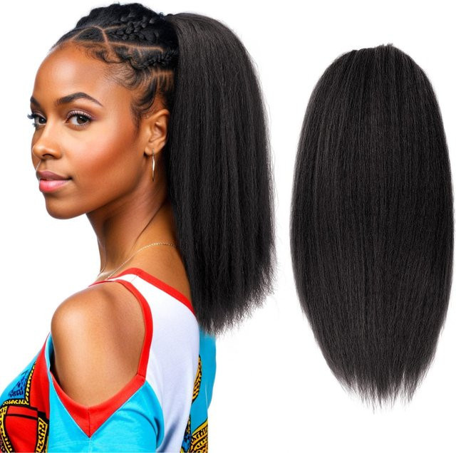 Dula A Hair Pferdeschwanz-Verlängerung Echthaar, Damen, natürliche Farbe - Bild 1