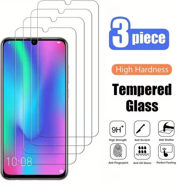 3er-Set Gehärtetes Glas Display Schutzfolie für Samsung Galaxy M52 5G M13 M33 M21 M31S M51 M12 M35 M55, Transparent - Bild 1