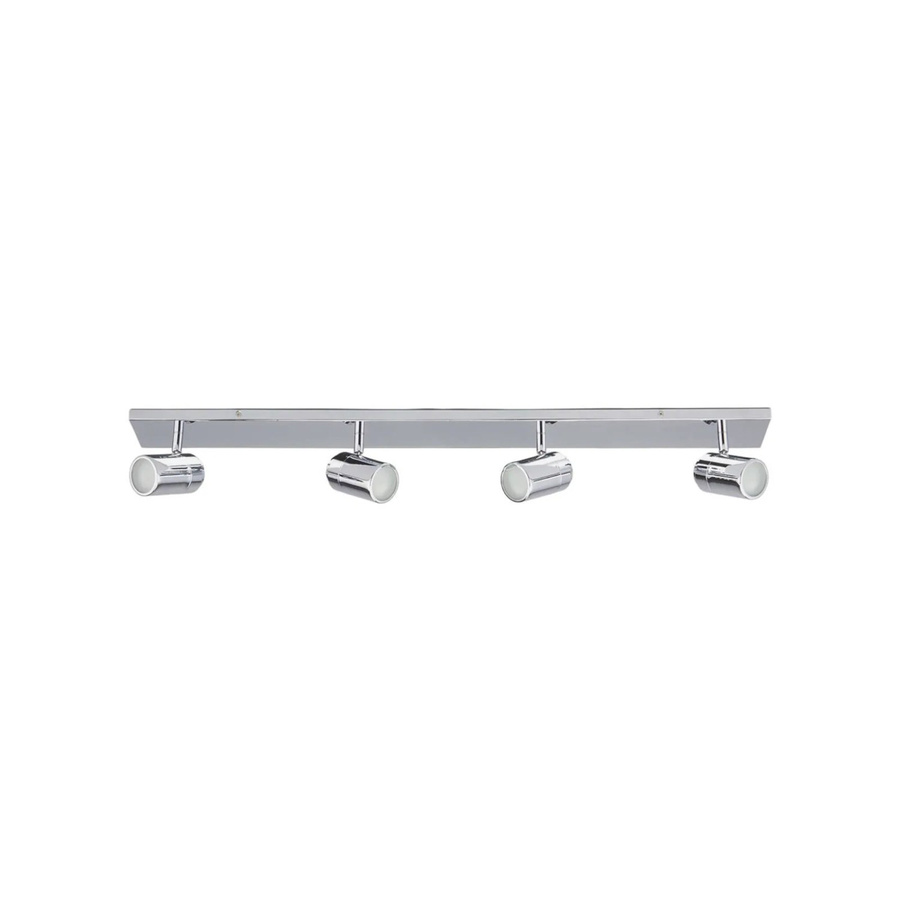 Lindby Deckenlampe Dejan Badezimmerleuchte aus Metall in Chrom, 4-flammig, GU10, spritzwassergeschützt IP44 - Bild 2