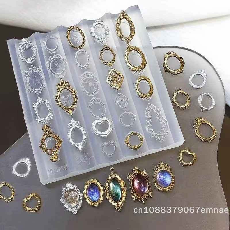 ZYAS Silikon-Nagelform, Transparente Nagelkunst-Maniküre-Vorlage - Bild 2