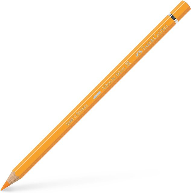 Faber Castell Aqua Aquarellstift Chromgelb Dunkelgelb - Bild 1