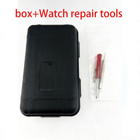 OUMASHI Uhrenbox, Plastik, Schwarz