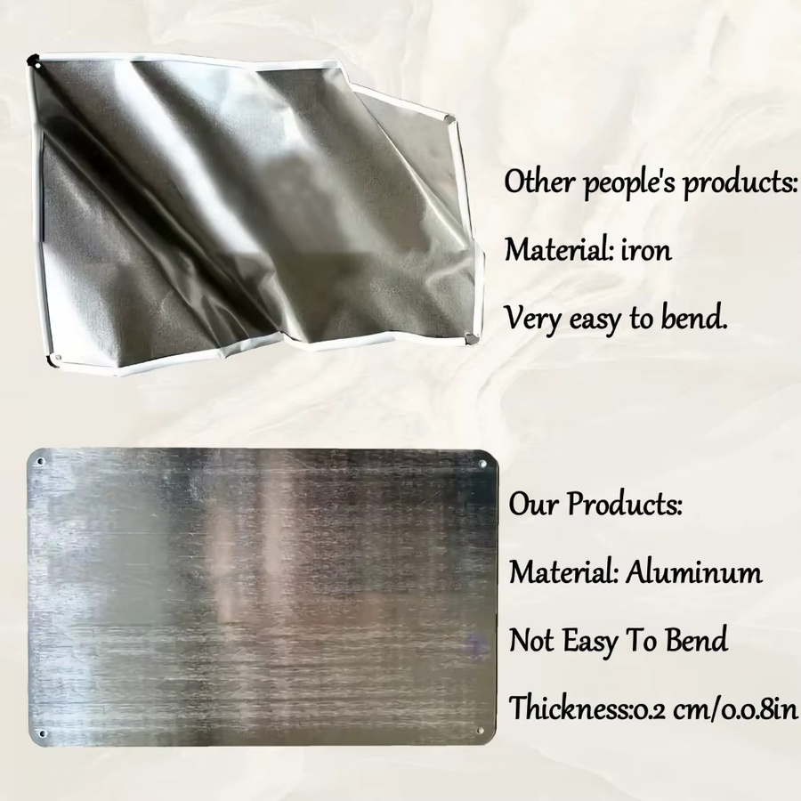 CIFBUY Metallblechschild Werkzeug-Dekoration B: 30,0 cm, H: 20,0 cm, T: 1,0 cm - Bild 4