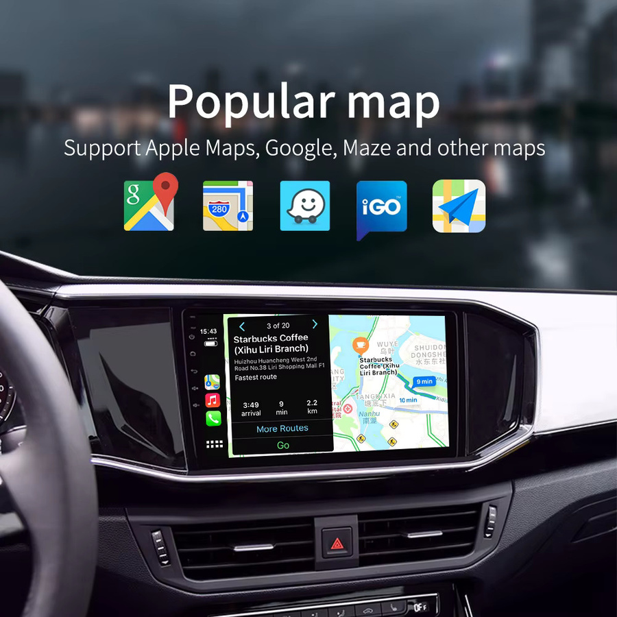 Carlinkit Smart Link Dongle für Android Auto und Apple CarPlay in Schwarz mit USB-C Anschluss - Bild 3