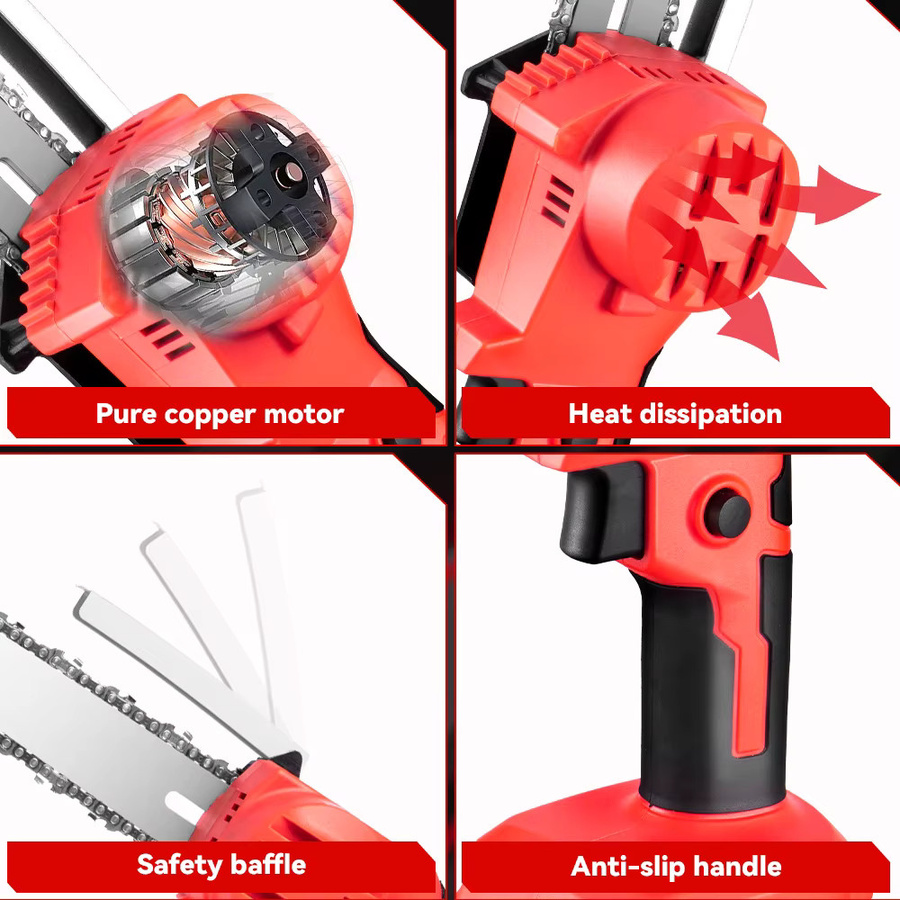 Kabellose Teleskop-Astsäge mit bürstenlosem Motor für Makita 18V LXT Akku-System - Bild 4