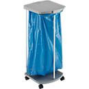 Hailo ProfiLine MSS XXXL Müllsackständer mit Rollen, Farbe Blau, H x B x T: 100 x 43 x 45 cm - Bild 2