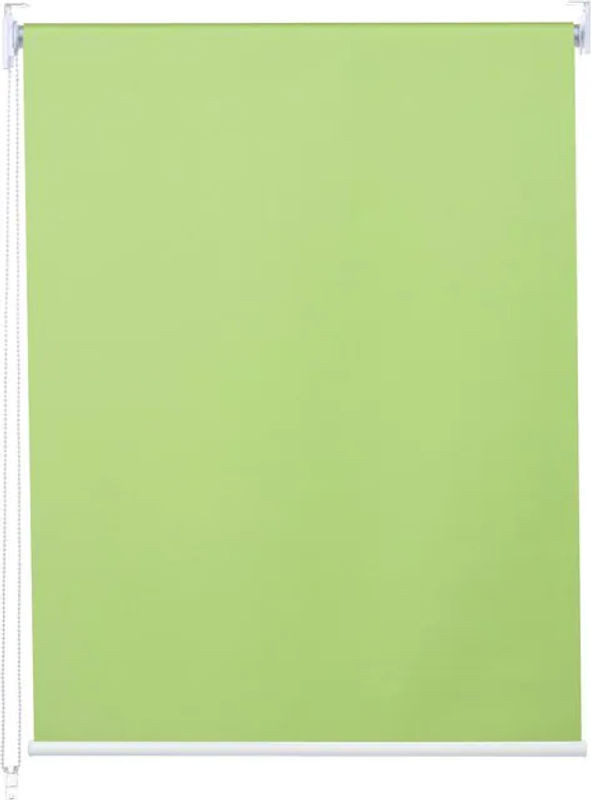 Verdunkelungs-Rollo MCW-D52 Seitenzugrollo als blickdichter Sonnenschutz, Farbe: Grün, Breite: 60 cm, Höhe: 160 cm - Bild 1