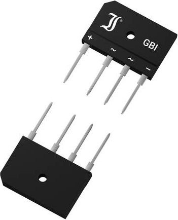 Diotec B125C3700A Brückengleichrichter GBI 250V in Schwarz - Bild 1