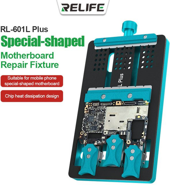 Relife RL-601L plus Motherboard Reparatur Befestigung mit Chip Wärmeableitung für Handys B/T/H: 22,5 x 10,1 cm - Bild 1