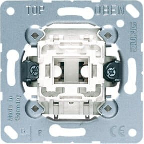 Jung Taster 10AX 250V 1-pol. Schließer 534 U in Weiß - Bild 1