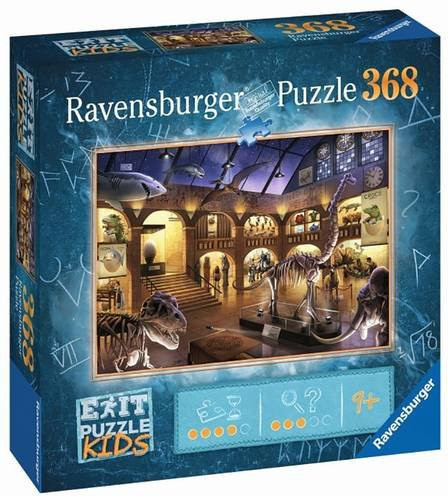 Ravensburger AT EXIT KIDS Nachts im Museum, Puzzle, 368 Teile, ab 9 Jahren - Bild 1