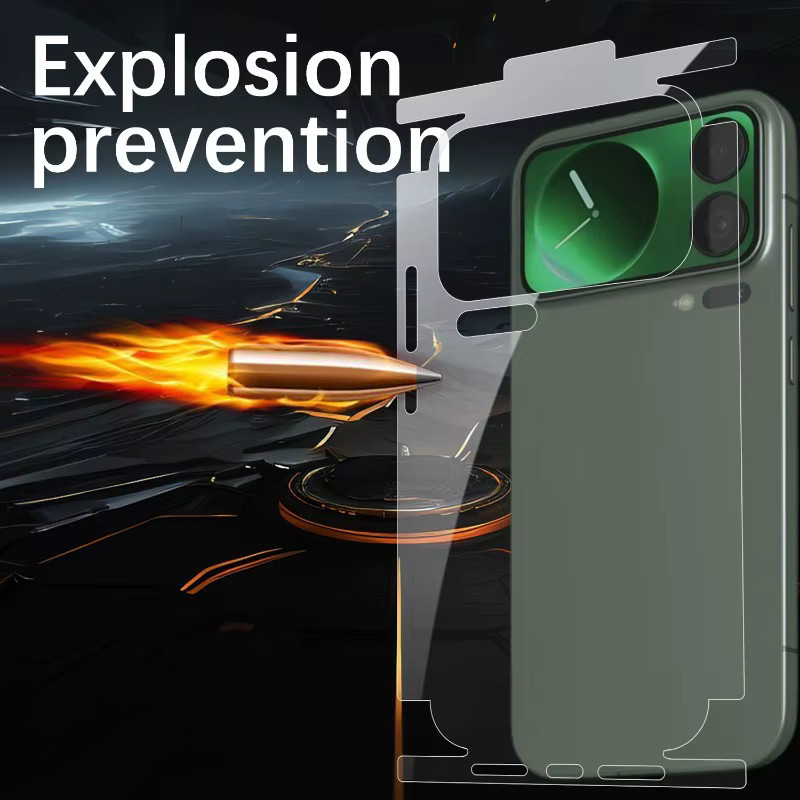 Hydrogel Schutzfolie für Xiaomi 17 Pro Max und Xiaomi 17, Transparent, Vollständige Abdeckung für Rückseite und Display - Bild 4