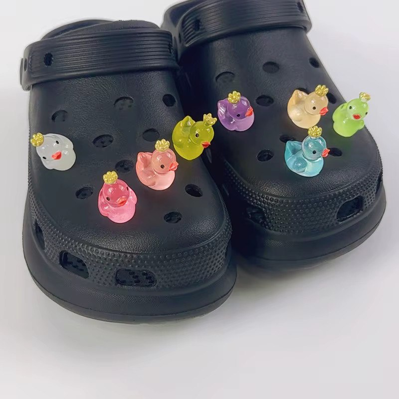 FHLDING Schuh-Charms-Set, Krone, Ente, ABS - Bild 3