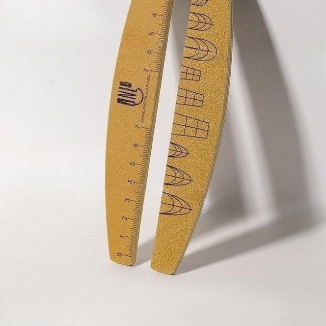 YJSTY Nagelfeilen Set, 100/180 Körnung, doppelseitig, 2 Stück, Unisex - Bild 1