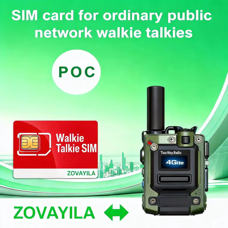 ZOVAGOLO 3-in-1 SIM-Karte für Walkie-Talkies mit 1GB Datenvolumen für 360 Tage ohne Vertrag für globale PTT-Funkgeräte wie BQ-889 - Bild 4