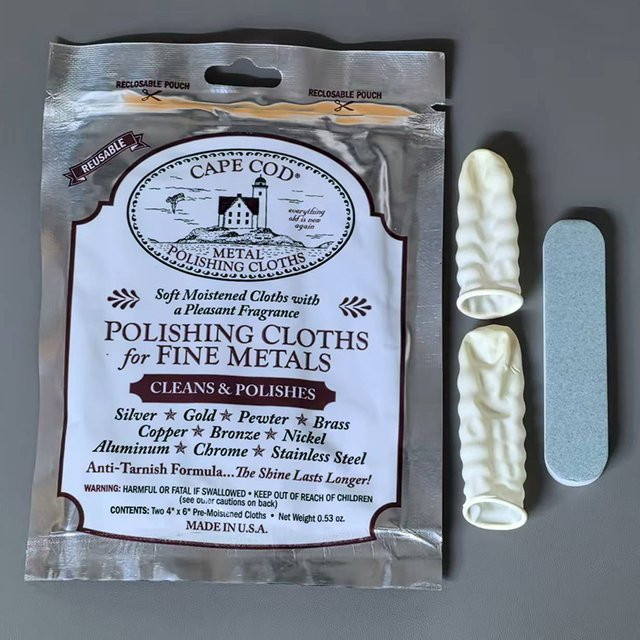 American CAPE COD Poliertuch zur Metallreparatur und Aufhellung für Gold, Silber und Kupfer - Bild 1