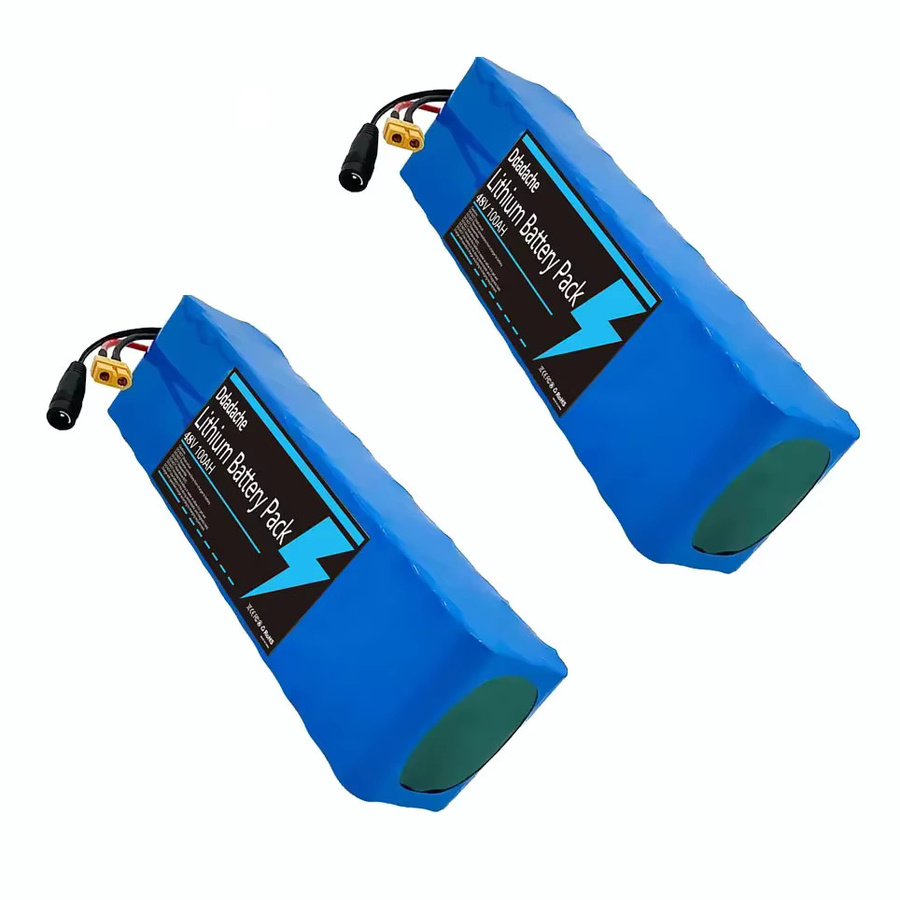Ddadache 48V 100Ah 2000W 13s3p Li-Ion Akku für Elektroroller inklusive BMS und 54,6V Ladegerät, Blau - Bild 3