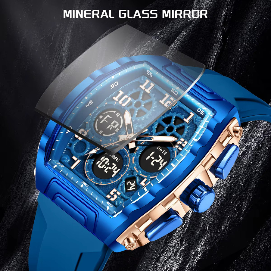 FOXBOX Chronograph, Quarz, Silikon, Herren - Bild 3