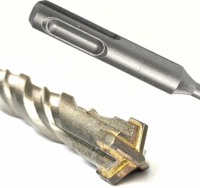 Klasebo Hammerbohrer SDS Plus mit 4 Schneiden in Silber, Durchmesser: 15 mm, Länge: 160 mm - Bild 1