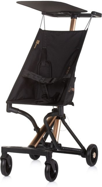 Chipolino Buggy Unique faltbarer Kinderwagen mit Aluminiumrahmen in Schwarz - Bild 1