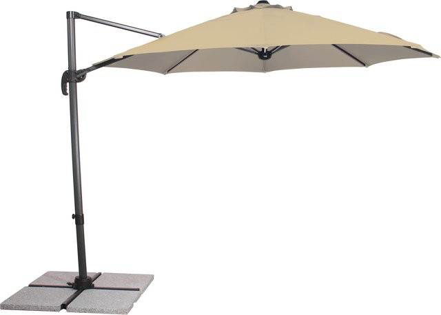 SCHNEIDER Sombra LED 300 Außenleuchte in Natur mit Aluminium und Polyester in Anthrazit, Braun und Beige - Bild 1