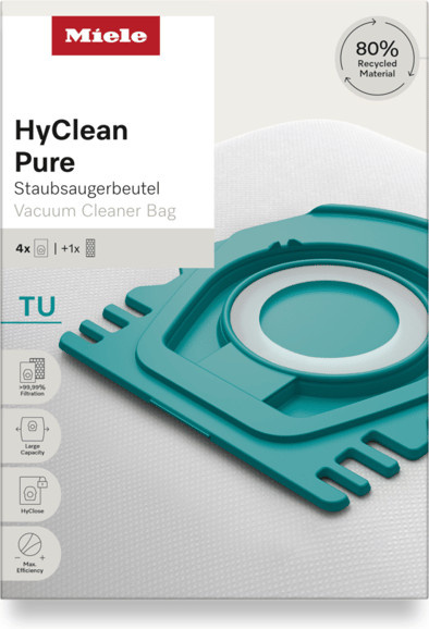 Miele HyClean Pure TU Staubsaugerbeutel in Turquoise - Bild 1