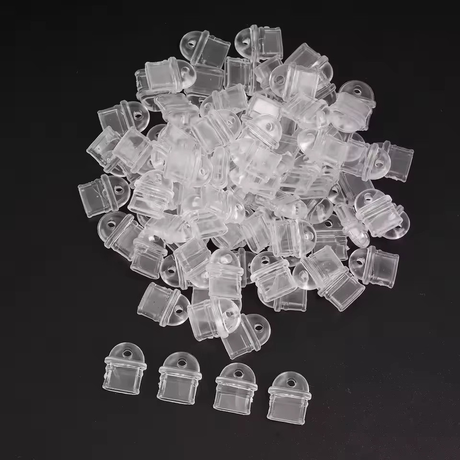 Transparentes Staubschutz-Set für Huawei USB-C Ladeport, Staubstopper für dein Handy, Schwarz - Bild 2