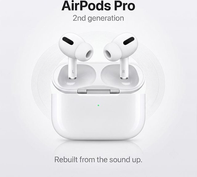 Apple AirPods Pro 2. Generation Kabellose In-Ear Kopfhörer mit Aktiver Geräuschunterdrückung und USB-C, Weiß - Bild 1