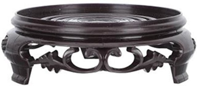 Runde Blumentopfbasis aus Kunststoff in Antik-Optik von Beiheli Electronic - Bild 1