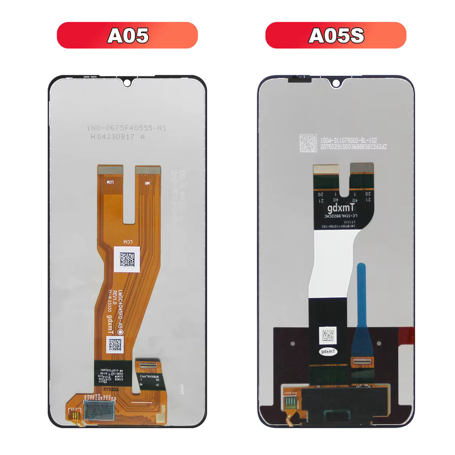 Samsung A05 SM-A055F und A05s SM-A057F LCD Display Touchscreen Digitizer Ersatzteil in Schwarz - Bild 1