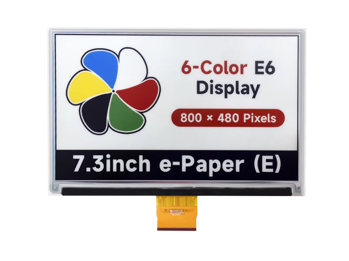 Waveshare 7,3 Zoll 6-Farben E-Paper Display mit geringem Stromverbrauch für Raspberry Pi, Jetson Nano, Arduino und STM32 - Bild 3