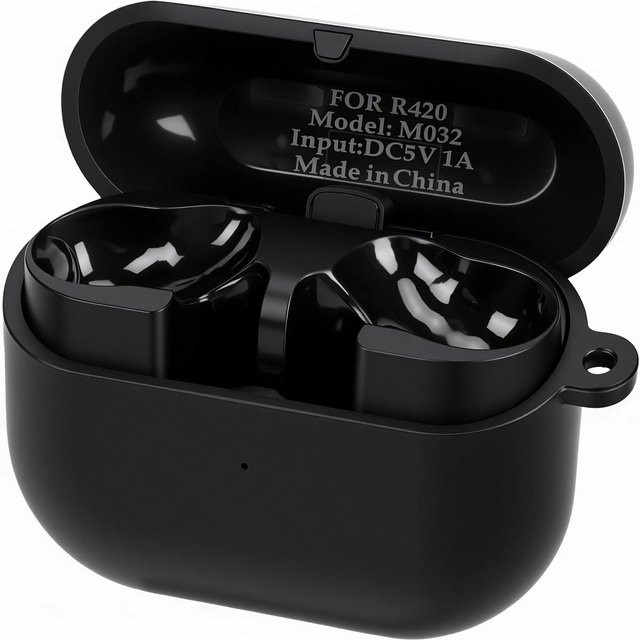 Samsung Ersatz-Ladecase für Galaxy Buds 3 FE mit LED-Anzeige und USB-C, Schwarz - Bild 1