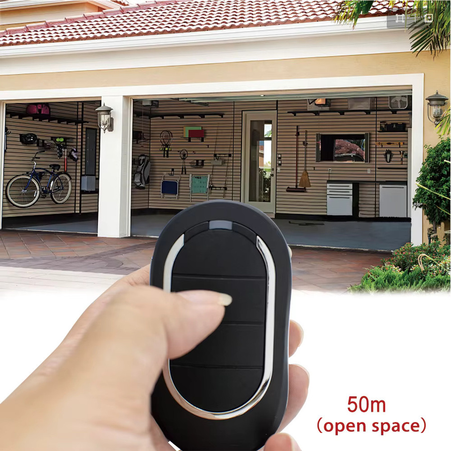 ALUTECH AT-4N Garagenfernbedienung als Schlüsselanhänger in Schwarz, 433 MHz Toröffner für die automatische Türöffnung - Bild 5