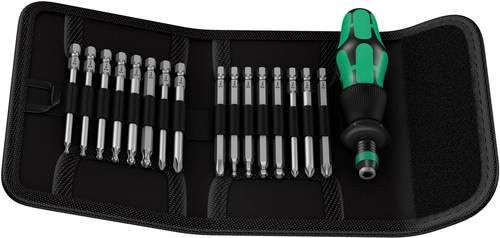 Wera Kraftform Kompakt 60 KK Steckschlüssel-Set, 17-teilig, metrisch, 1/4 Zoll - Bild 1