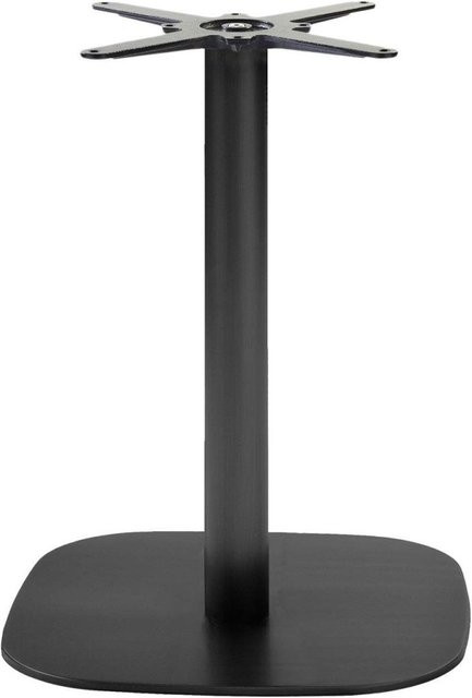 RestooTab Tischsäule Modell Round für rechteckige Tische, schwarz, B/T/H: 42 x 60 x 73 cm - Bild 1