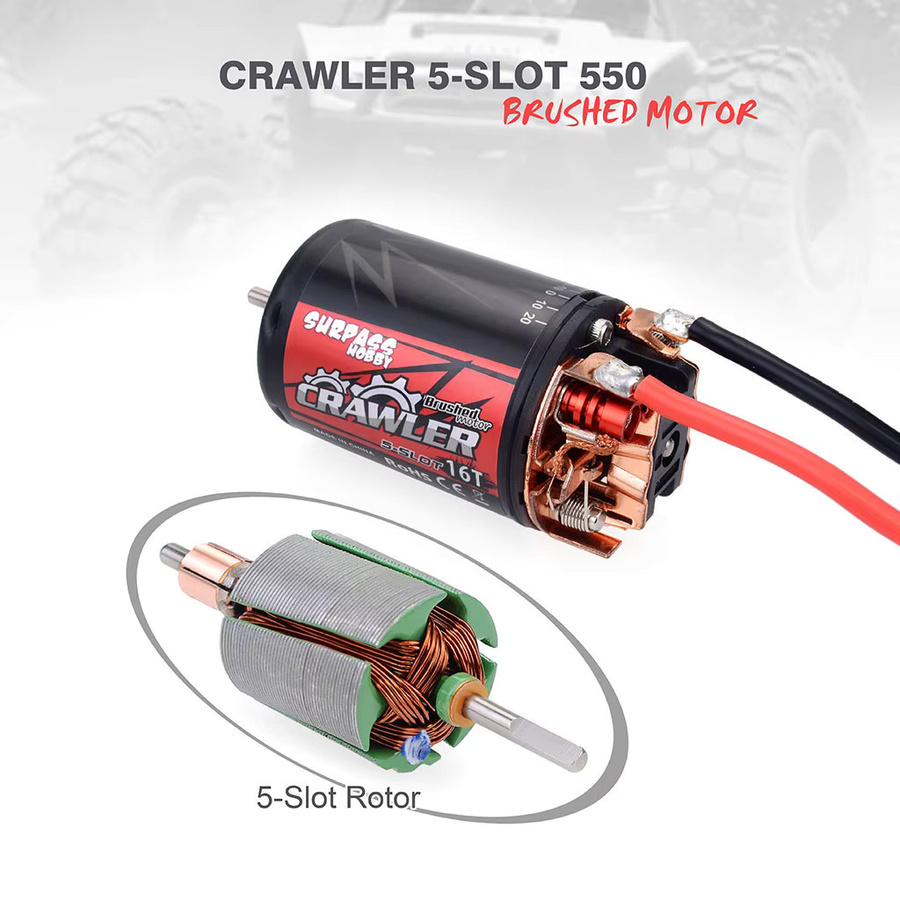 Übertreffen Hobby Motor und ESC Set, 5-Slot, 550, 10t 12t 16t 20t, 80a - Bild 2