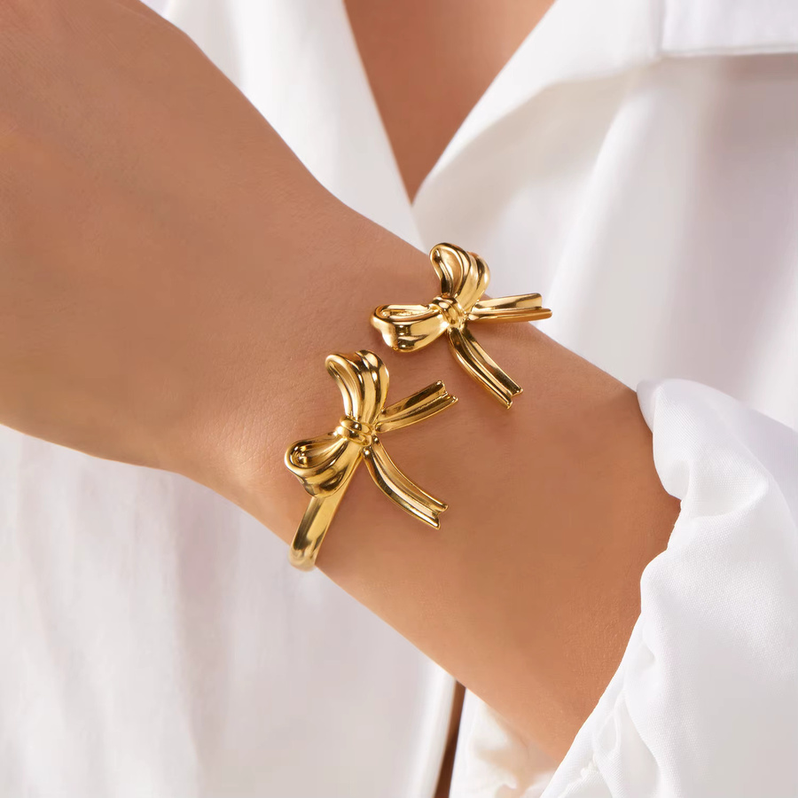Design Sinn Armreif Edelstahl, Gold, Damen - Bild 2