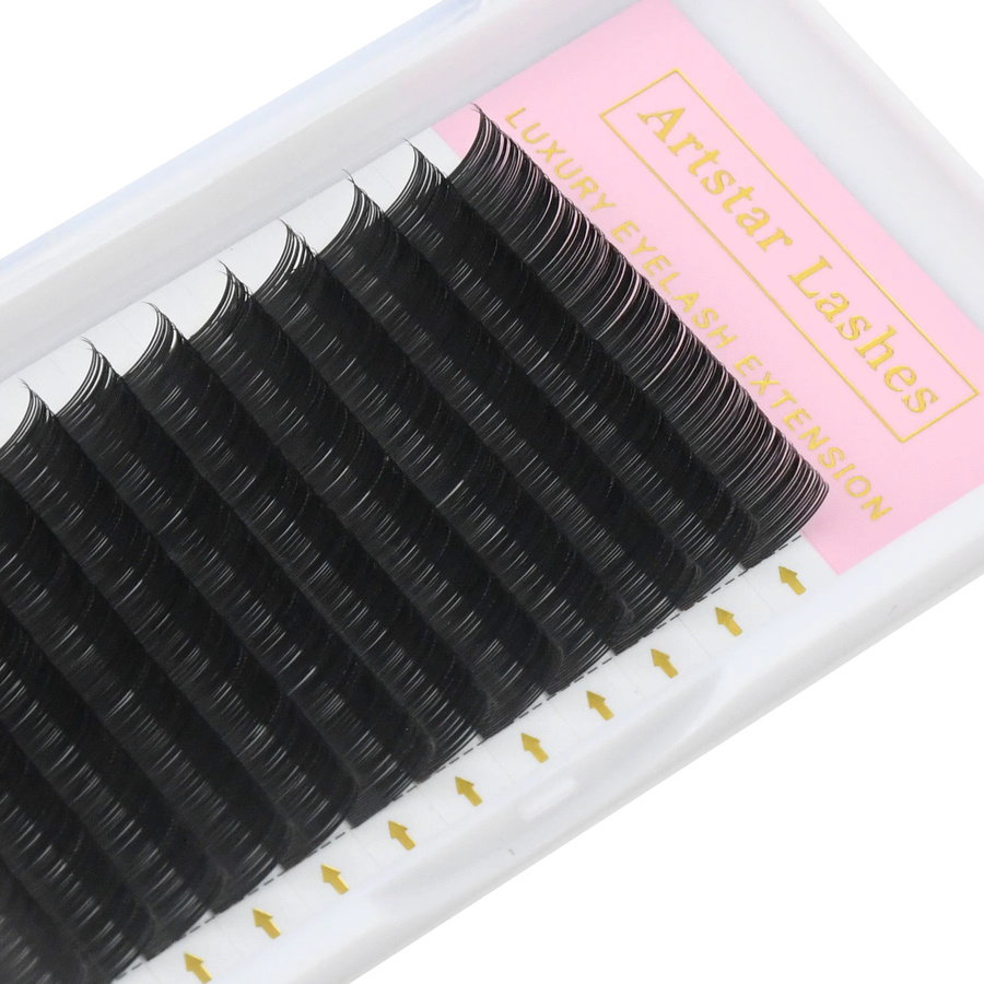 ARTSTAR Wimpernverlängerung Ellipse, Flache Wimpern, C D CC DD Curl, 8–18 mm, matt, Unisex - Bild 6