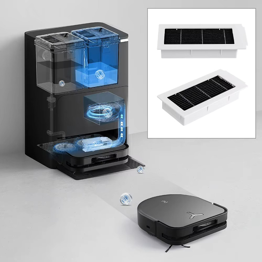 Ersatzfilterelement HEPA für Ecovacs Deebot X5 OMNI X5 MAX X5 PRO X5 Pro Ultra X5 Pro Plus in Weiß - Bild 2