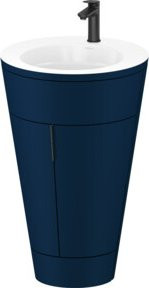 Duravit Waschtischunterschrank Starck 1 c-bonded Set, Weiß matt, B/T/H: 56 x 86,4 x 60,5 cm - Bild 1