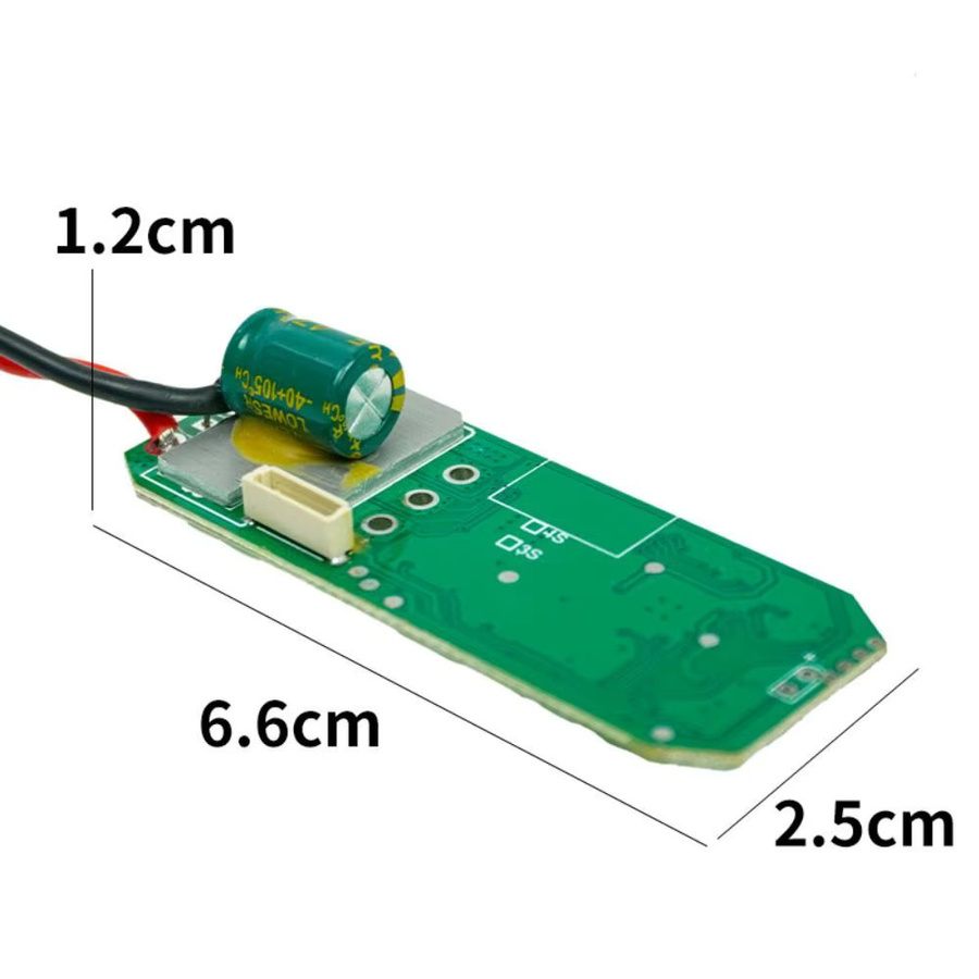ABS Metall Platine Schutz für 16,8 V Bohrer Controller, Größe: 6,6 x 2,5 cm, Farbe: Grün - Bild 3