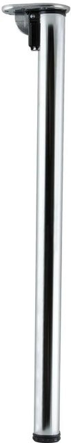 vasalat Set Camar Tischbein klappbar und höhenverstellbar aus verchromtem Stahl in Silber, Höhe: 70,5 - 73,5 cm - Bild 1